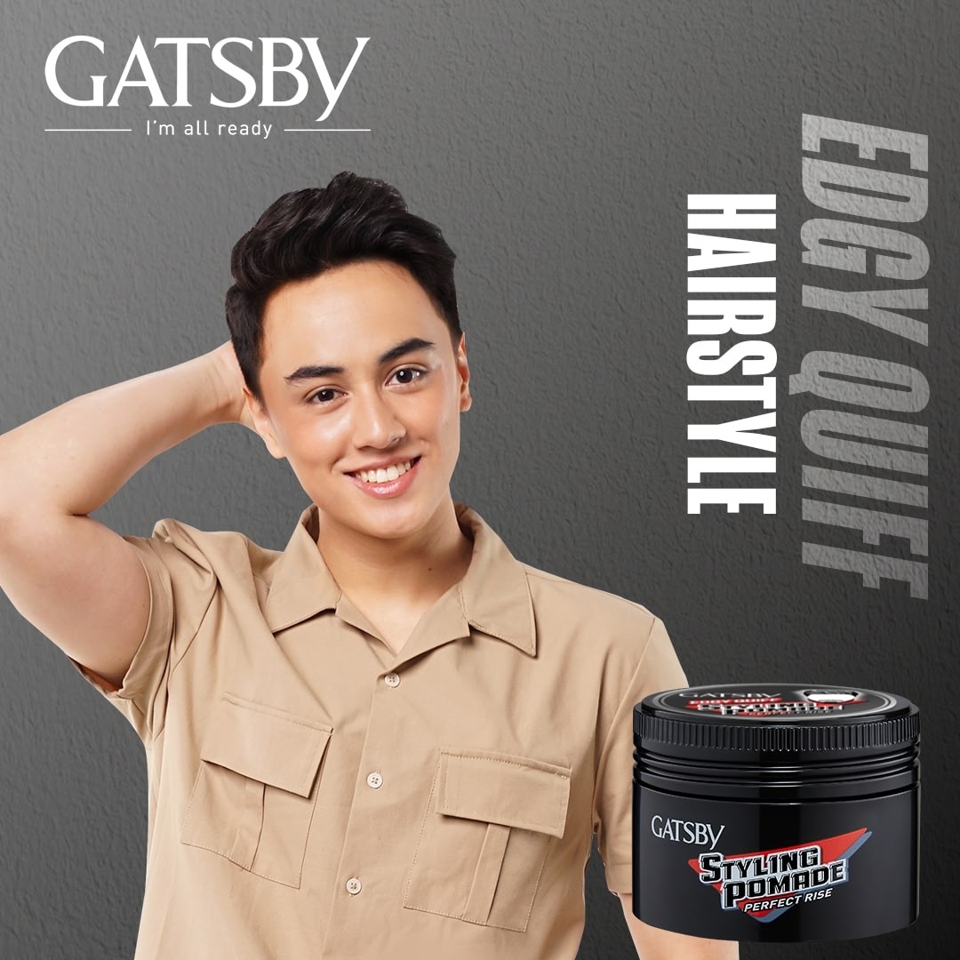 Gatsby Styling Pomade Edgy Quiff
