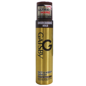 Gatsby Hair Spray Set and Keep - Ultra Hard - 